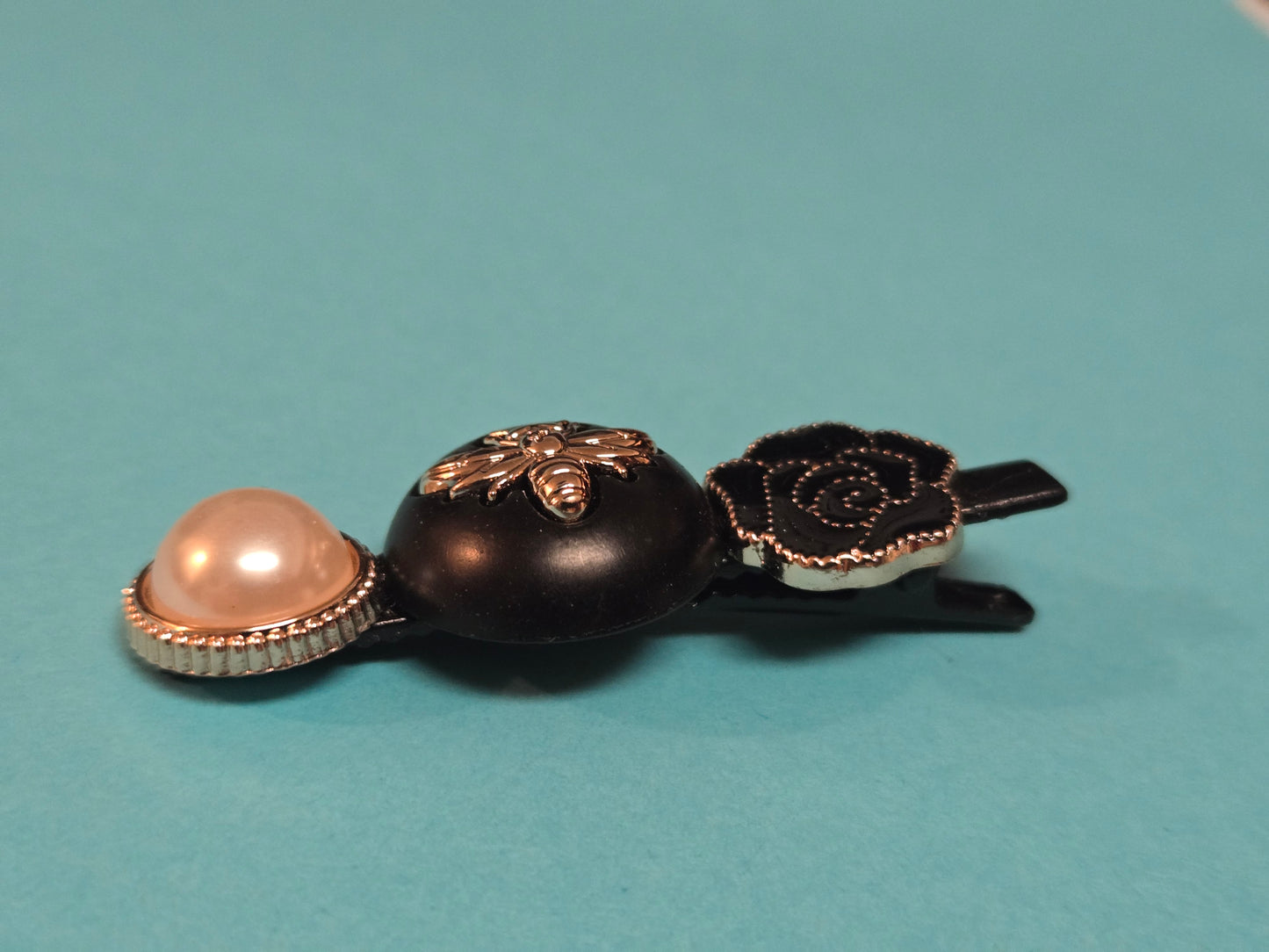 Hairclips with decoration