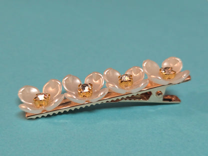 Hairclips with decoration