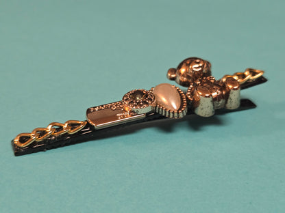 Hairclips with decoration