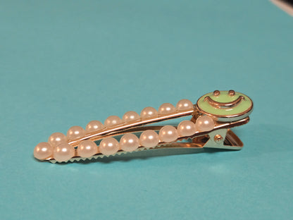 Hairclips with decoration